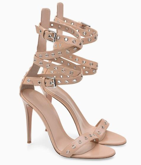 アプリコットゴールドスライバーレザーアイレットメタルバックル - Women Shoes Boots のレビューと価格