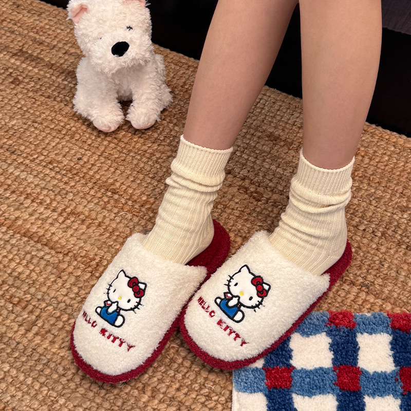 Y2K レオパード柄ボウハローキティプラットフォームスリッパ - Women'S Shoes Y2K のレビューと価格