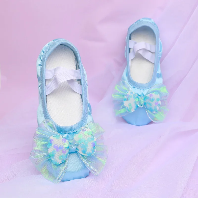 ブルー、ピンク、パープルガールズダンスソフトソールキッズバレ - Women'S Xc Shoes のレビューと価格