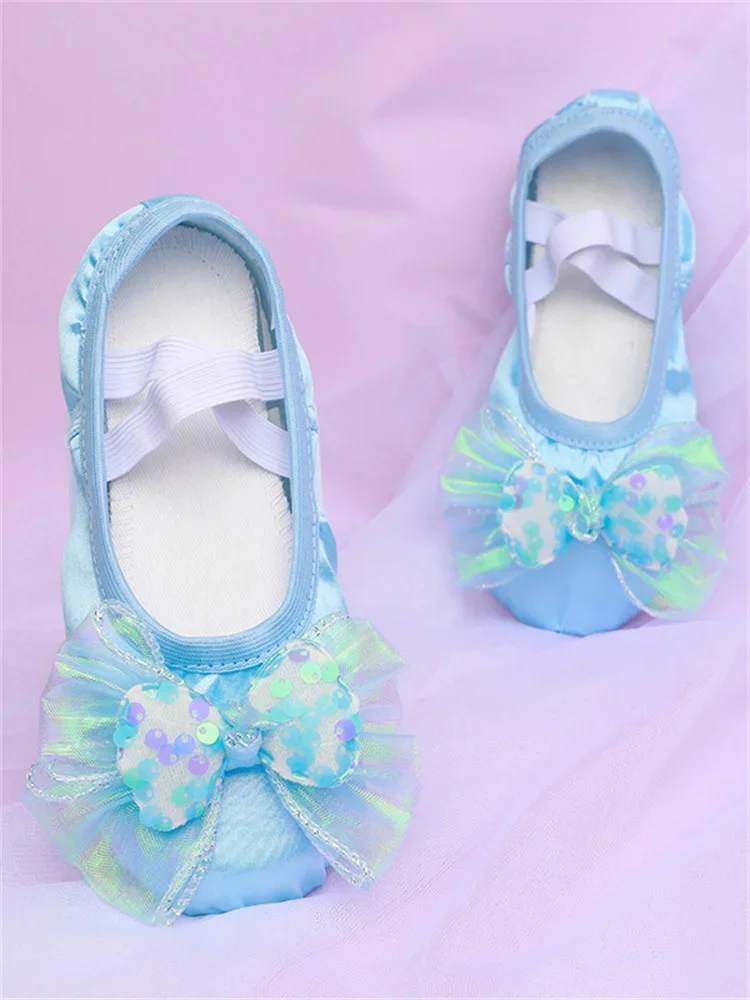 ブルー、ピンク、パープルガールズダンスソフトソールキッズバレ - Women'S Xc Shoes のレビューと価格