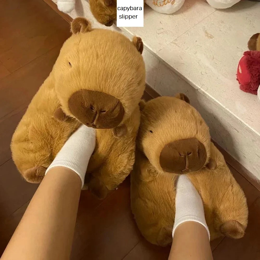 ノベルティカピバラスリッパユニセックス動物スライド靴女性のか - Women Shoes Winter のレビューと価格