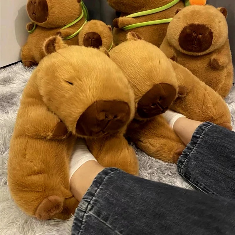ノベルティカピバラスリッパユニセックス動物スライド靴女性のか - Women Shoes Winter のレビューと価格