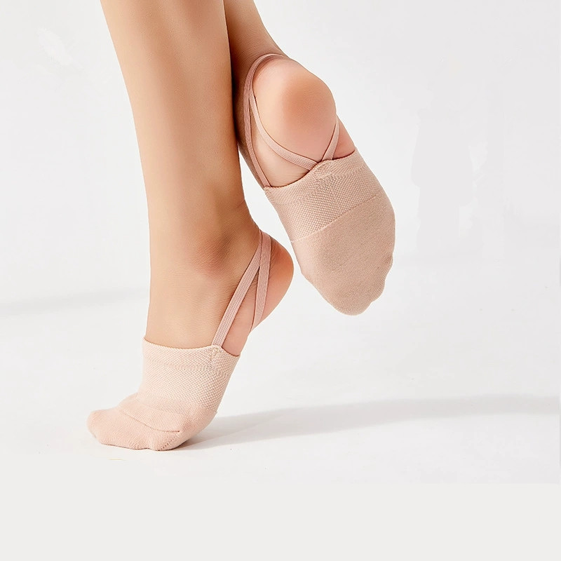 女の子新体操靴女性大人子供ハーフソールジャズバレエダンスハー - Women'S Xc Shoes のレビューと価格