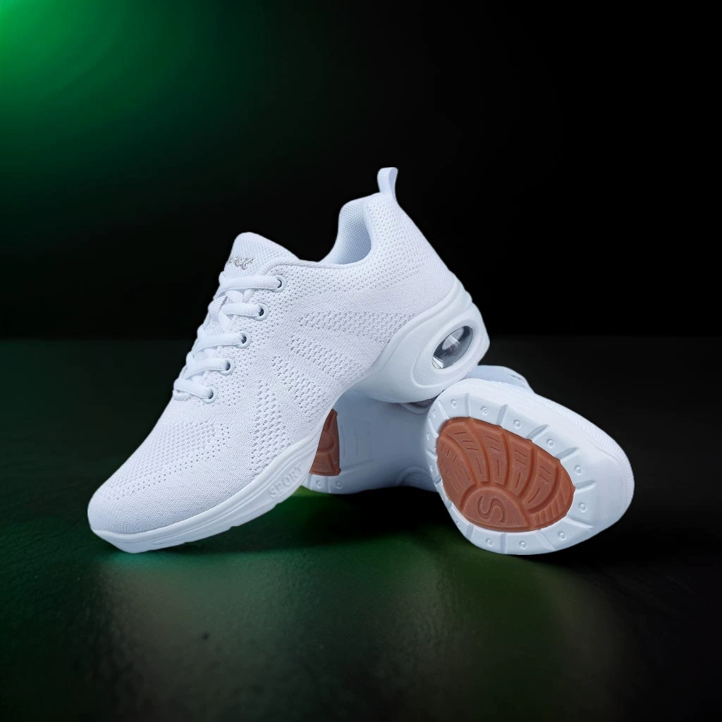 女性用ブラックメッシュダンススニーカー、通気性があり軽量でク - Women'S Zumba Shoes のレビューと価格