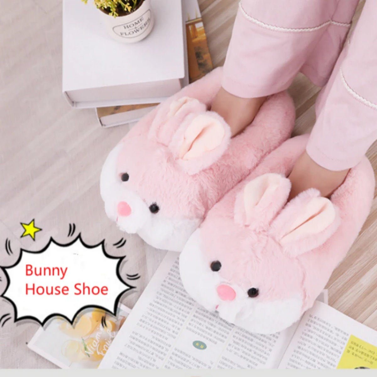女性用ハウスファー スリッパ カジュアル キュート 3Dデザ - Women Shoes Winter のレビューと価格