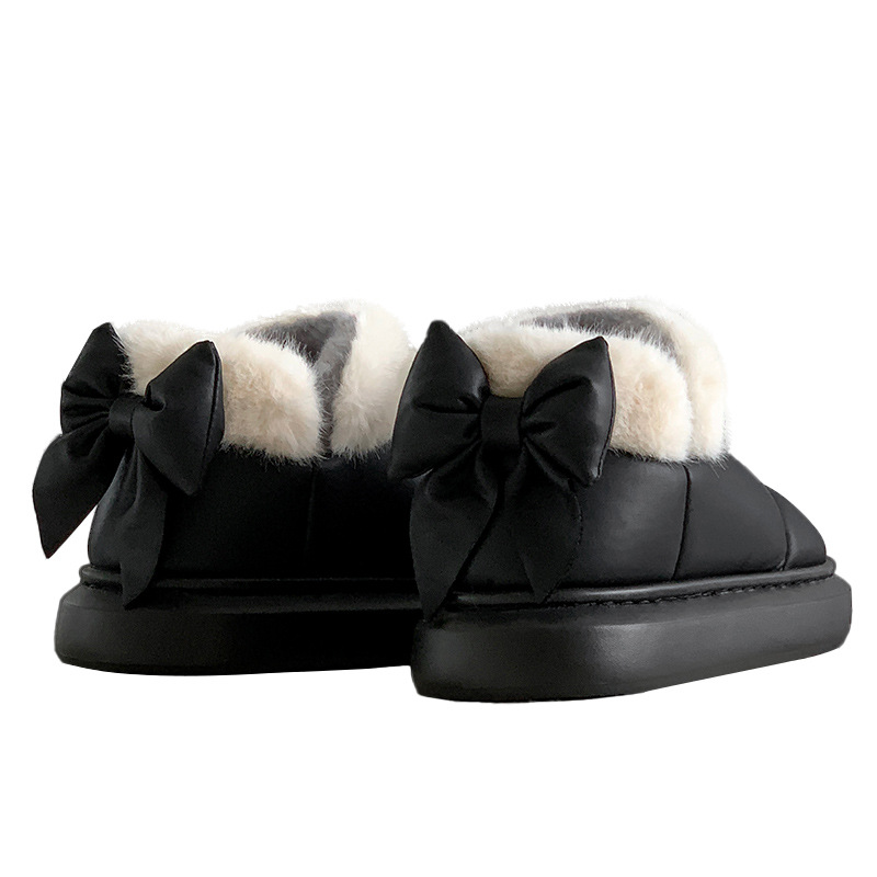 2025年新作 冬用プラッシュスリッパ レディース - クロ - Women Shoes Winter のレビューと価格