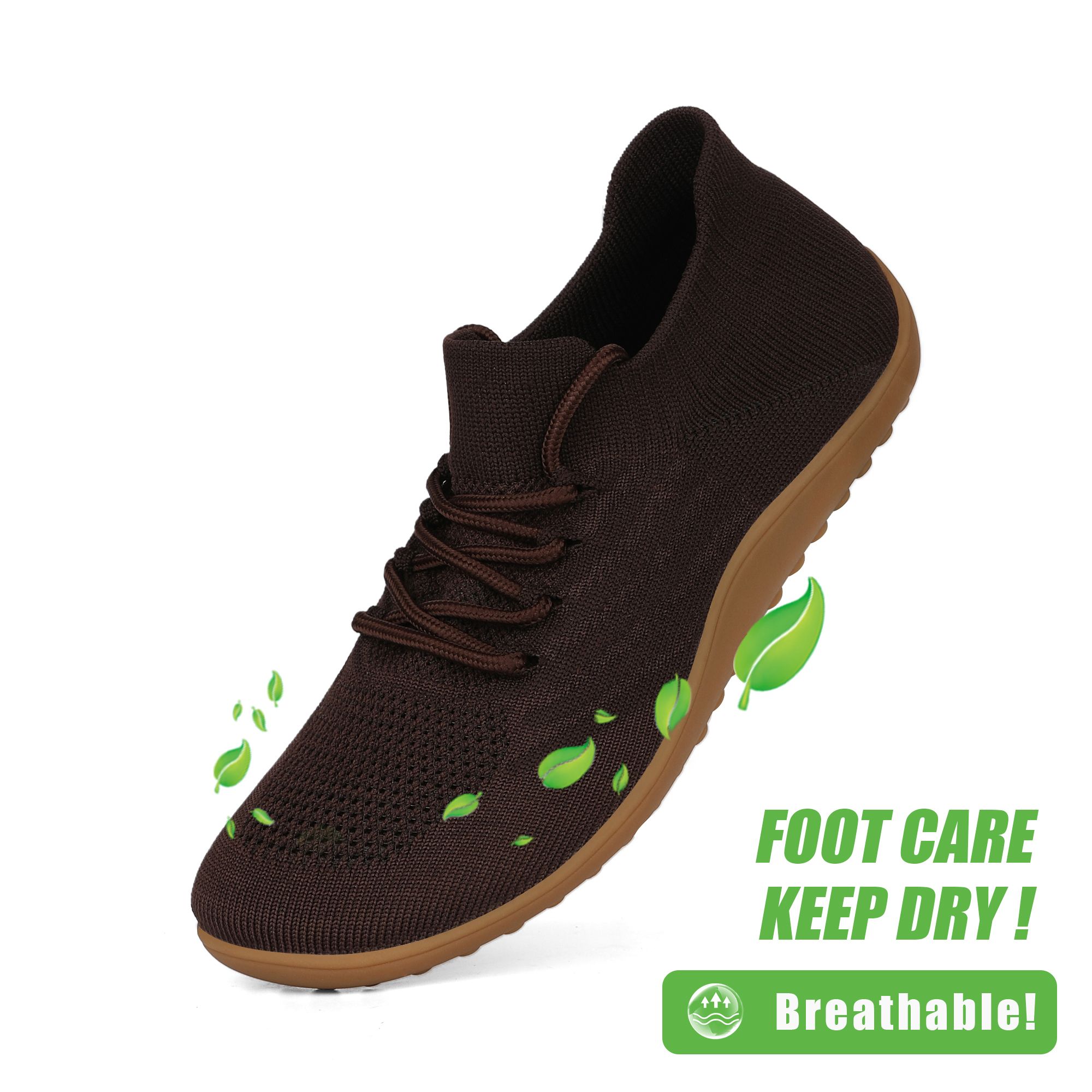 レディースワイドトゥボックスシューズ ミニマリスト通気性メッ - Women'S Shoes With Wide Toe Box のレビューと価格