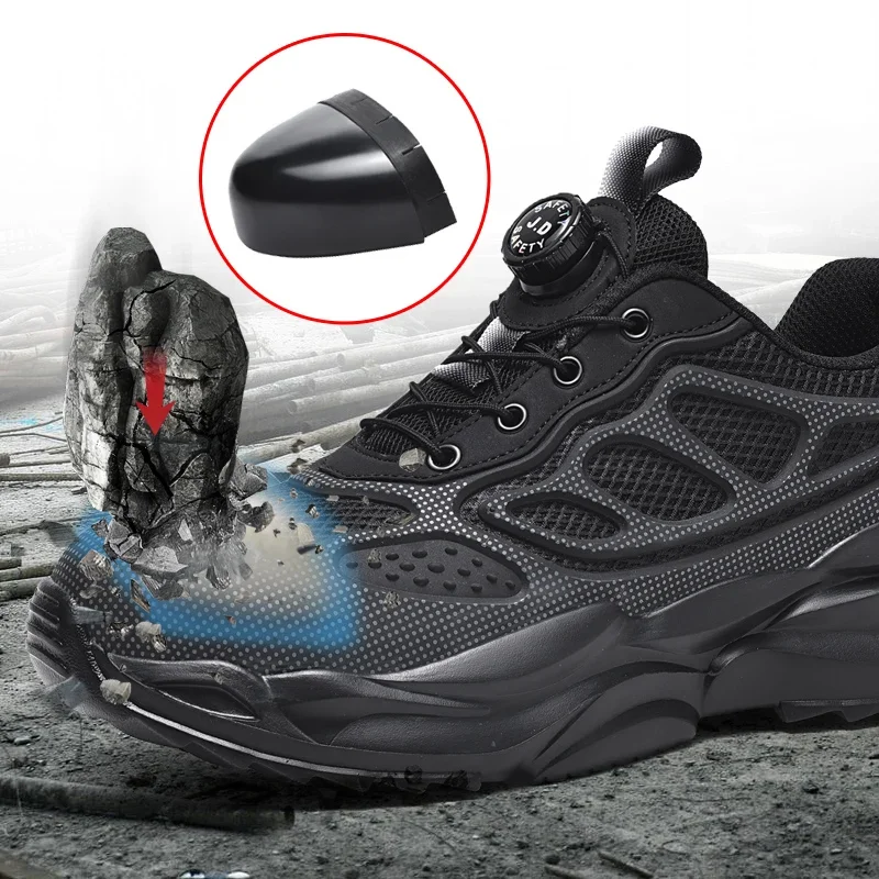 白い作業靴 軽量で快適な安全靴 男女兼用 作業靴 鋼鉄製のつ - Women Shoes Jd のレビューと価格