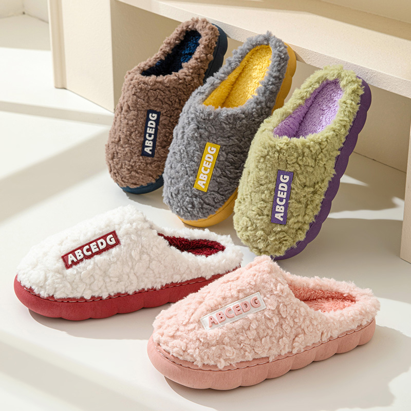 トレンド冬用カップル室内用滑り止め付きメンズ・レディース兼用 - Women Shoes Winter のレビューと価格