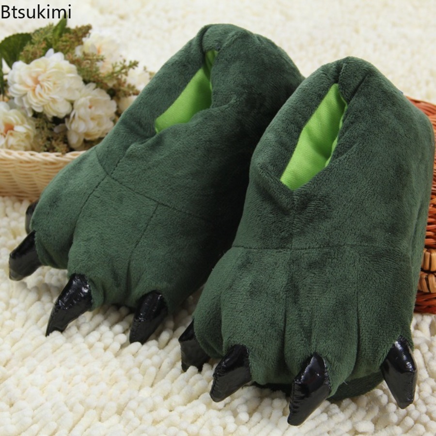 新しい冬用暖かいソフト室内スリッパ親子ペアシューズ　面白い動 - Women Shoes Winter のレビューと価格