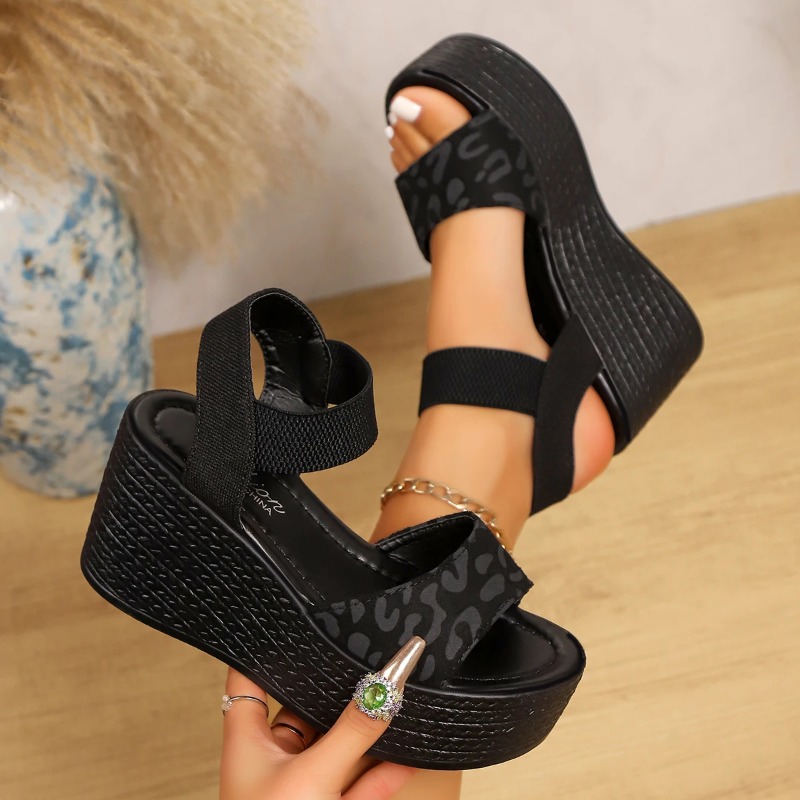プラットフォームサンダル レディース 厚底 サマーシューズ  - Espadrille Wedge Shoes のレビューと価格