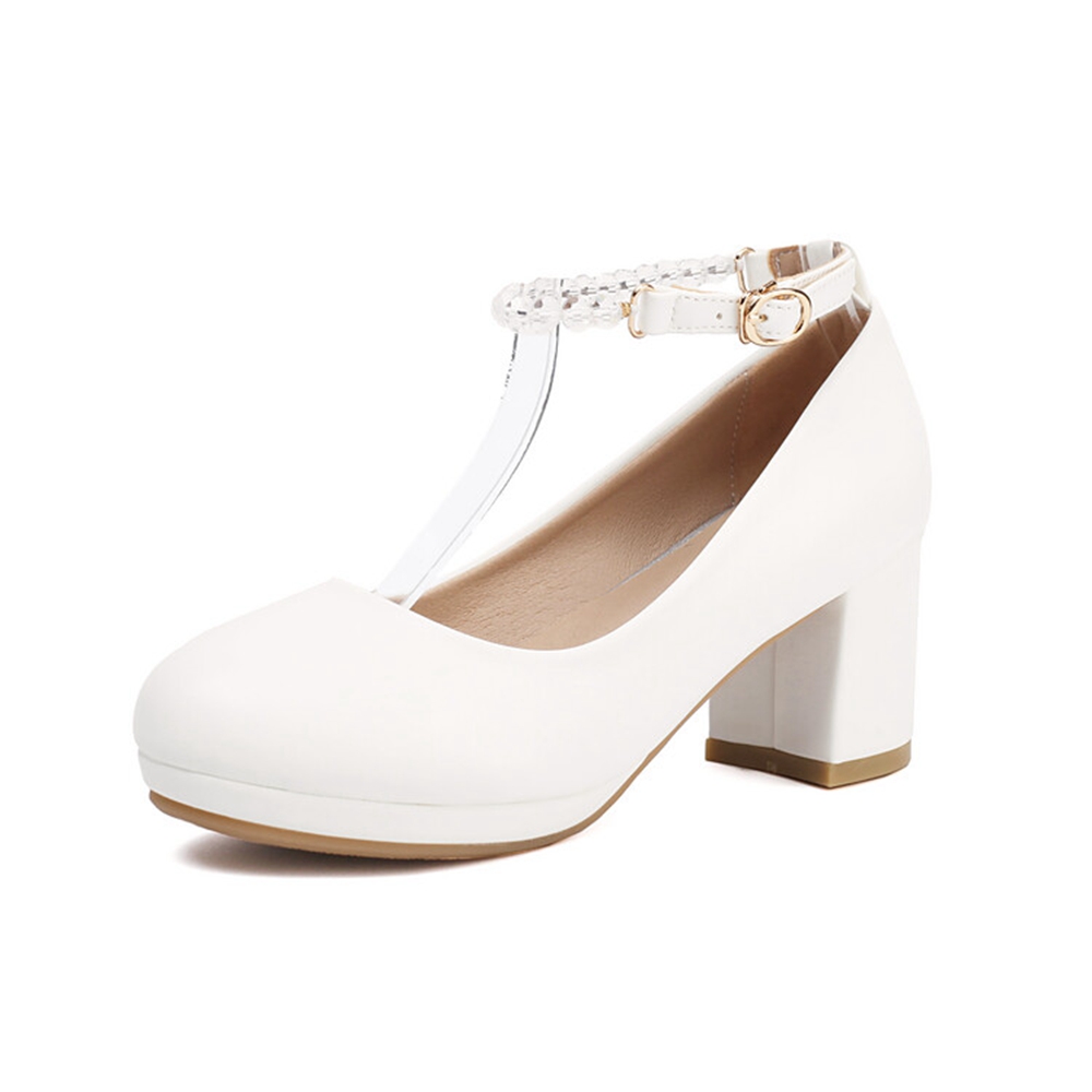 Qplyxco-女性用アンクルストラップハイヒール,プラット - Women Shoes Jd のレビューと価格