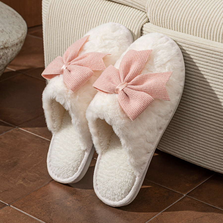 YNPO 2026 かわいいファッション蝶の弓女性のスリッパ - Women Shoes Winter のレビューと価格