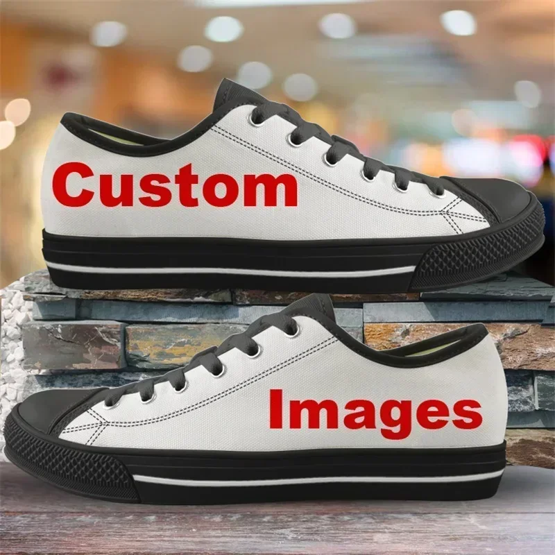 カスタムあなたのロゴ画像テキスト名プリントシューズユニセック - Women Shoes Name のレビューと価格