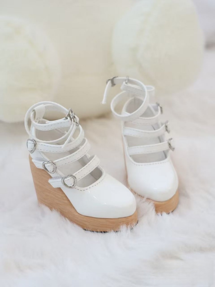 BJD 人形の靴 1/3 1/4 人形用黒ピンク青白靴ハイヒ - Women'S Shoes Navy Blue のレビューと価格