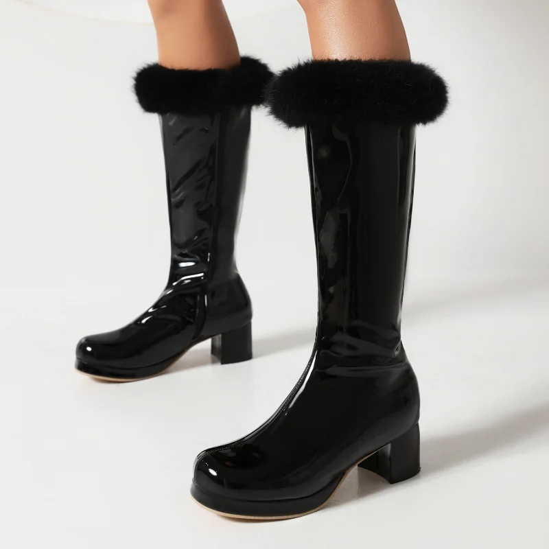 2025 甘いスタイルウサギの毛皮キャンディー 6 種類の色 - Women Shoes Kinds のレビューと価格