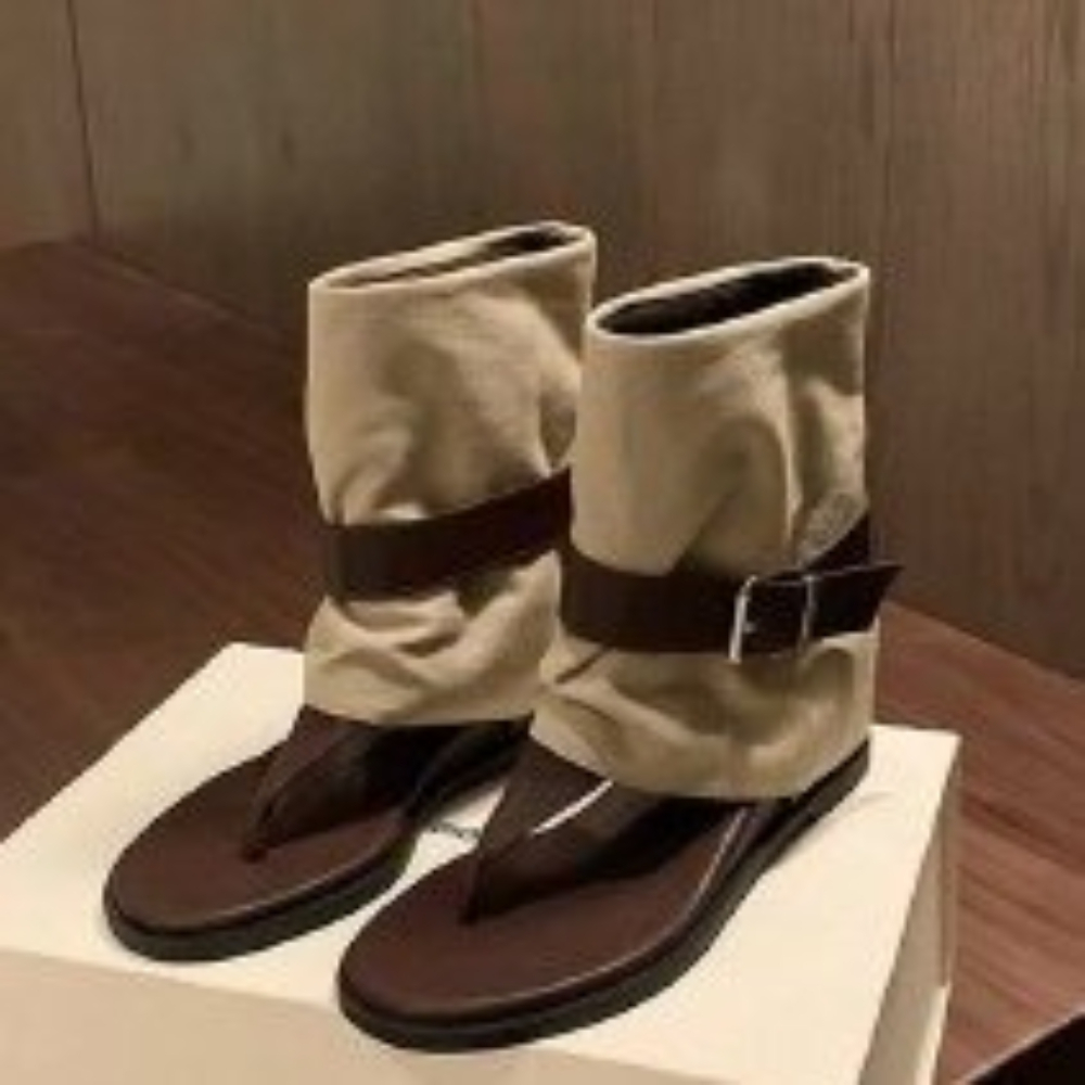 女性用ヴィンテージカラーブロックトゥリングサンダル、ベルトバ - Women Shoes Boots のレビューと価格